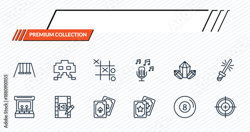 icons set - , outline vector
