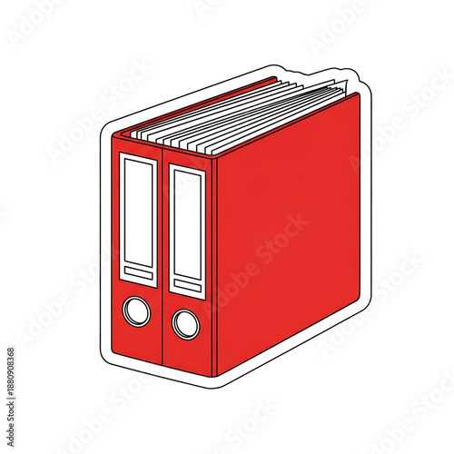 Office binder folders