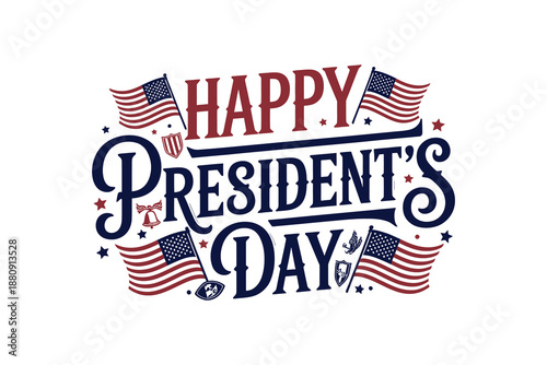 Celebrating presidents day with patriotic enthusiasm