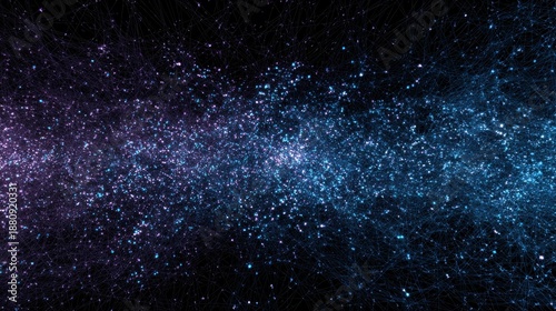 Vibrant Abstract Nebula: Cosmic Dust and Light in a Stunning Display