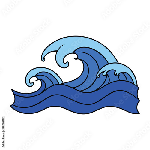 Flowing green and blue waves form a calm abstract background, evoking ocean freshness and natural energy with smooth curves, soft gradients, and a soothing modern feel.
