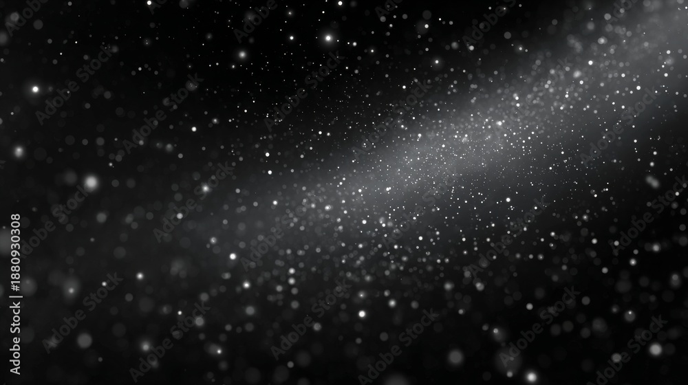 Obraz premium A stunning image of a dark sky filled with countless sparkling stars, creating a beautiful cosmic scene