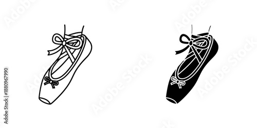 Pair of ballet shoes