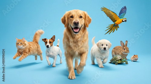Happy Pet Collection for Advertising and Marketing