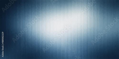 A sleek brushed metal texture features an abstract blue gradient over a shiny silver stainless steel plate to create a modern metallic wallpaper backdrop with a dark textured surface design