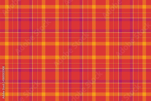 Elegant tartan surface design combines heritage feel with simplicity. The refined textile imagery supports premium branding.