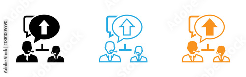 Communication and feedback icons