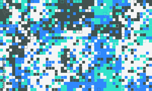 Structure colourful covering wrapped. Fun connection pixelated ornate. Home wrapping paper 70s layer.