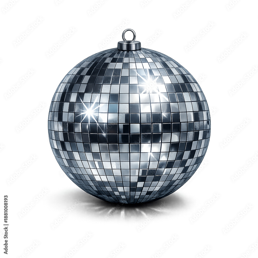 Fototapeta premium Shiny disco ball reflecting light