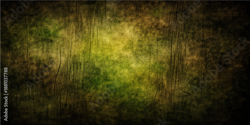 Dark aged vintage wall with a dirty brown grunge texture and rough old paper pattern creates a dark grungy antique backdrop design