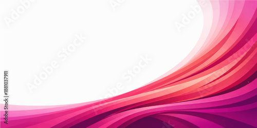 Smooth abstract pink and purple background featuring dynamic blue waves and futuristic light curves in a flowing vector design wallpaper