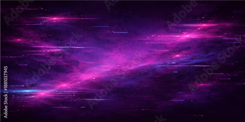An abstract nebula space background features a dark blue and purple galaxy texture with bright stars, glowing light, and swirling smoke design for a cosmic night sky animation wallpaper