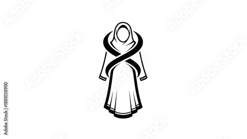 Woman in Hijab Logo