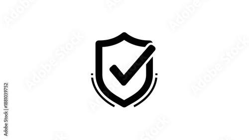 Shield with Check Mark Icon