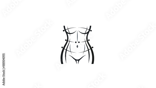Human Torso Outline Illustration
