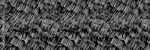 Crayon drawn cross hatch seamless texture. Hand drawn vector background with chalk, pencil or charcoal sketch texture. Crosshatch pencil drawing. Black and white monochrome seamless pattern.