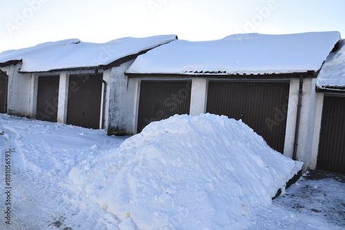 Heavy snowfall in Poland