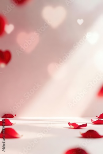 Valentine's Day Romance background for card design