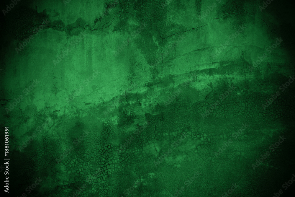Obraz premium Old wall texture smeared engine oil cement dark black green background abstract grey color design are light with white gradient background.