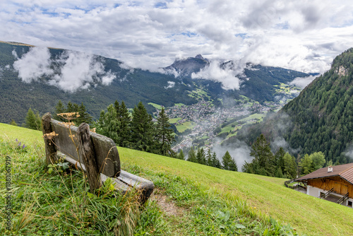 Blick in das Grödner Tal