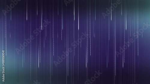Vertical Motion Light Lines on Dark Blue Gradient Background