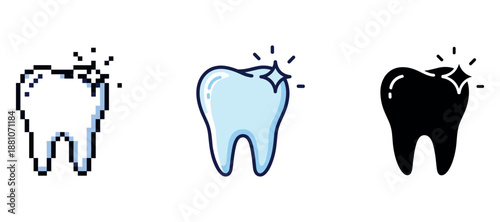 Pixelated to polished transformation: evolution of tooth graphics