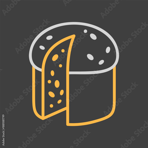 Traditional Italian Panettone Holiday Bread