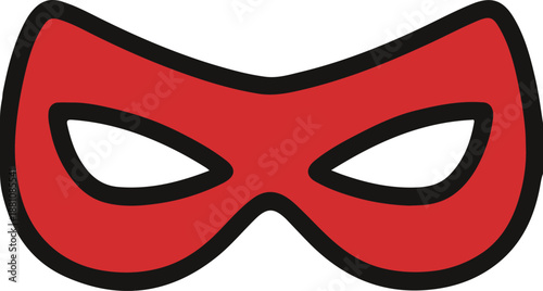 Superhero mask icon
