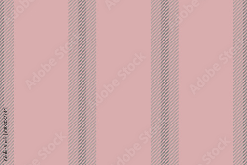 Foat vertical seamless vector, rustic background stripe fabric. Rold textile lines pattern texture in light and pastel colors.