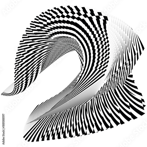 op art modern abstract background, graphic wave effect energy composition, inversive transformation, complex organized structure, linear abstraction, creative dynamic pattern