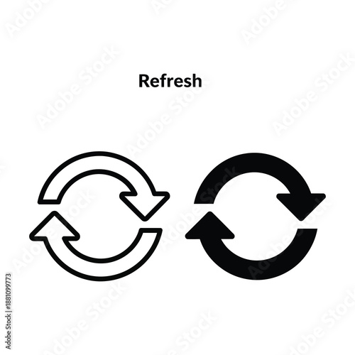 Refresh Icons with Circular Arrows