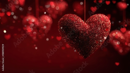 Romantic Valentine’s Day Mockup with Heart Cookies and Gift Box.Hand-Painted Watercolor Hearts Seamless Pattern on White Background.Playful Lips and Kisses Seamless Pattern with Mockups