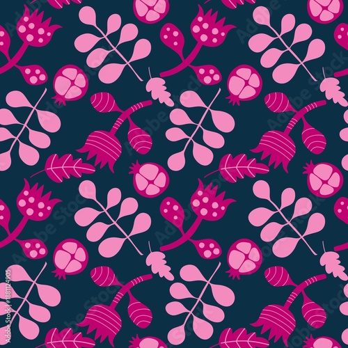 Spring seamless flowers pattern for wrapping paper and fabrics and kids clothes and spring party textiles and linens