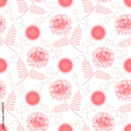 Floral seamless flowers pattern for wrapping paper and fabrics and kids clothes and spring party textiles and linens