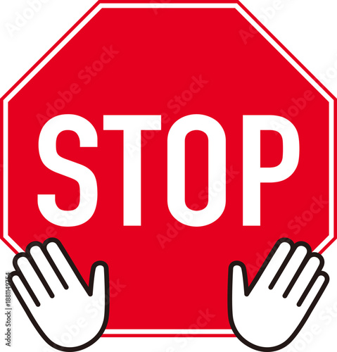 停止サインアイコン