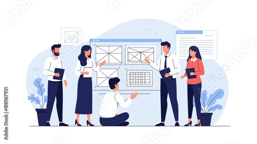 Team Collaboration on Website Design Project