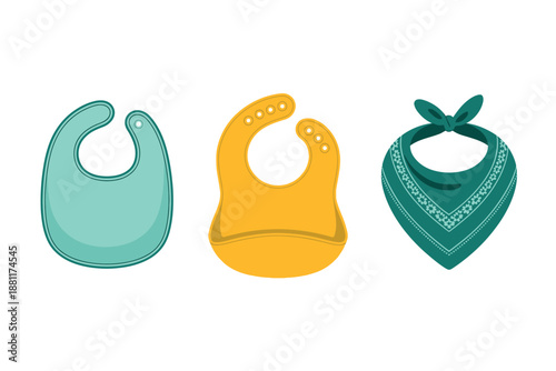 Colorful Baby Bibs and Bandana