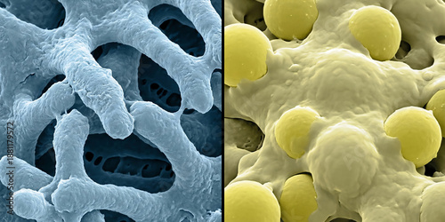 Comparison SEM of Healthy vs. Effaced Podocytes: Glomerular Filtration Barrier Damage & Proteinuria