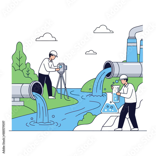Water Quality Testing and Industrial Pollution.