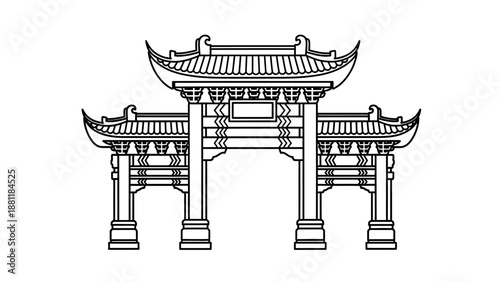 A vibrant sunset casts a golden glow over a calm tropical beach where turquoise waves gently lap against pristine white sand and leaning palm trees