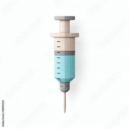 Medical Injection Icon: A s...