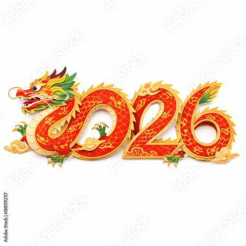 Dragon Year 2026: A vibrant...