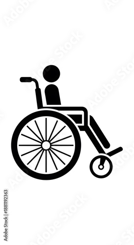 Accessibility Symbol - Wheelchair Icon for Disability Access and Inclusion.