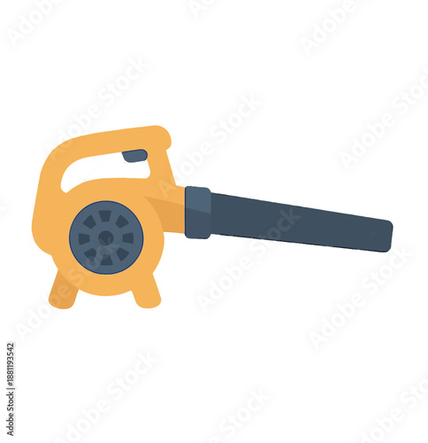 Yellow Leaf Blower Machine.