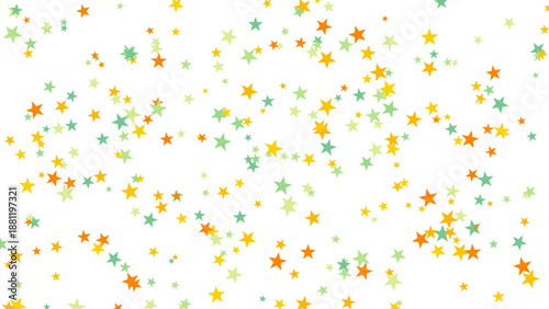 Colorful Star Confetti Background, Festive Celebration Pattern