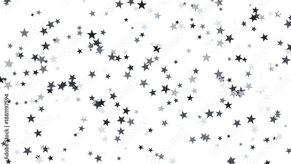 Obraz premium Festive Background of Sparkling Star Confetti Scattered Abstractly