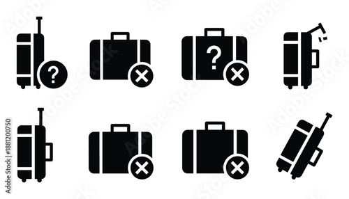 Planet aircraft tourism agency control with globe and magnifier with locked sign for safe travel icon