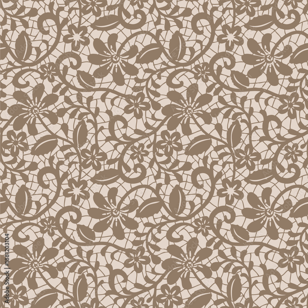 Fototapeta premium Floral wallpaper & background pattern design 