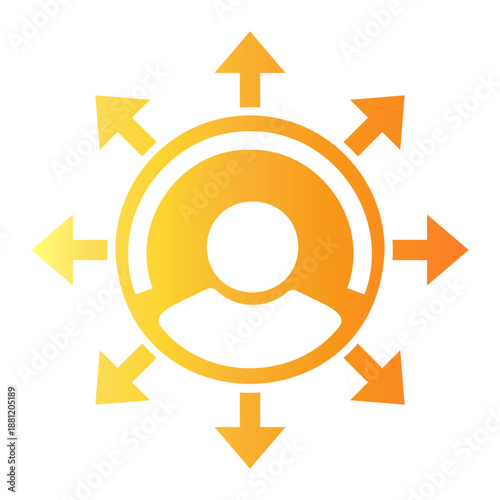 job training Gradient icon