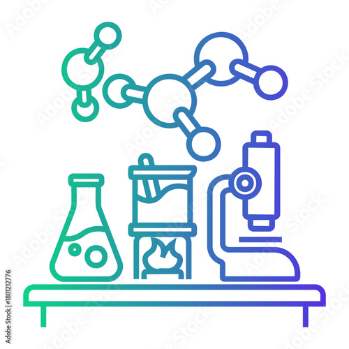 workplace Line Gradient Icon